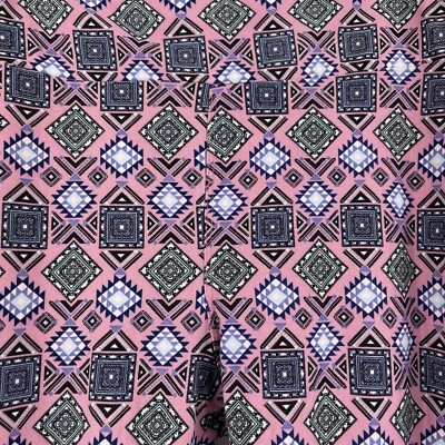 Leggings LuLaRoe Feminina Tamanho TC Alta Curvilínea Rosa Roxa Calça Sudoeste - Imagem 1 de 4
