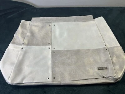 Bolso Miche Prima IRIS Plateado y Blanco (SOLO CARCASA) - Cuero Fuax Foto 1 de 4