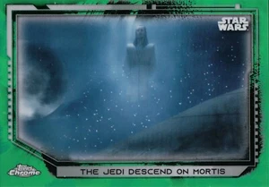 Star Wars 2021 Chrome Legacy (#103) tarjeta paralela refractor verde #30/50 - Imagen 1 de 2