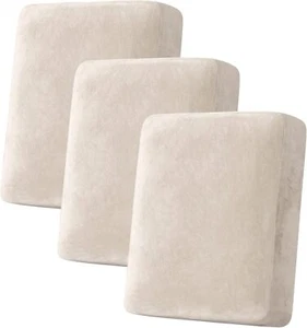 Velvet Stretch Couch Cushion Cover Plush Cushion Slipcover - Picture 1 of 5