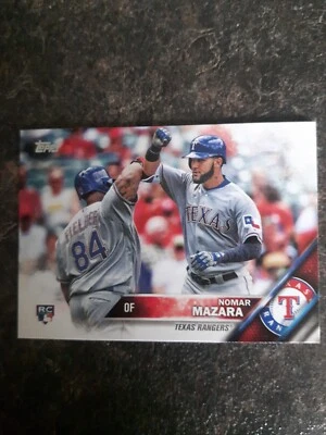 2016 Topps Updated Series Rookie Nomar Mazara RC Card# US158 - Image 1 of 2
