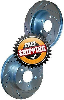 Rotores de disco de freno de ranura de taladro delanteros Ford Custom 70 71 72 Foto 1 de 1