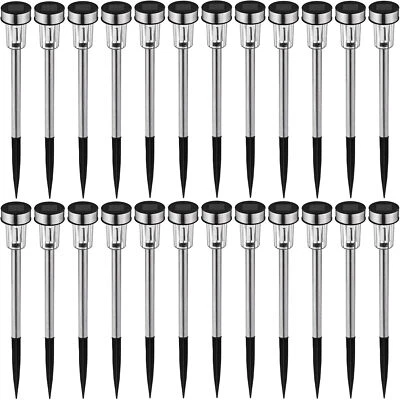 Solarleuchte Garten außen 24x LED Solarlampe Gartenleuchte Solar Leuchten Bunt - Bild 1 von 4