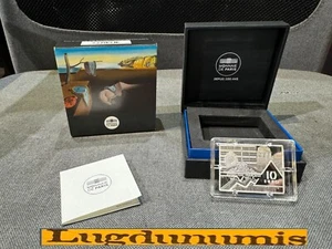 France 2021 10 Euro BE Dali La Persistance de la Mémoire Chefs D'Oeuvre des Musé - Picture 1 of 3