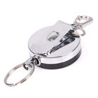 Resilience steel wire rope elastic keychain sporty retractable alarm keychai  WB