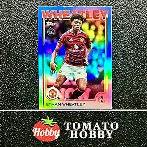 TOPPS UEFA CLUB COMPETICIONES 2024-25 ETHAN WHEATLEY RC/125 REFRACTOR AZUL - Imagen 1 de 2