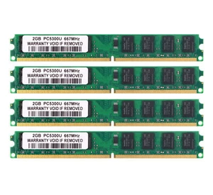 Brand 4GB 8GB 2GB DDR2 667MHz PC2-5300U DIMM Desktop Memory RAM Intel Lot @HP - Picture 1 of 16