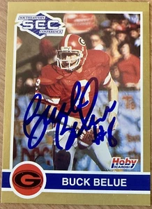 Buck Belue - Signed / Autographed - Georgia Bulldogs Football Card - 1991 Hoby - Picture 1 of 2
