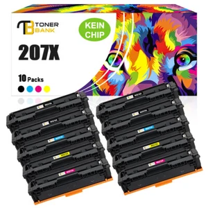 10x toner kompatybilny z HP 207X MFP M283fdw M282nw Pro M255dw M255 (bez chipa) - Zdjęcie 1 z 1