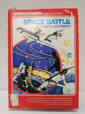 Intellivision Boxed Video Game Cartridge - Space Battle - Complete & Working - Image 1 of 4