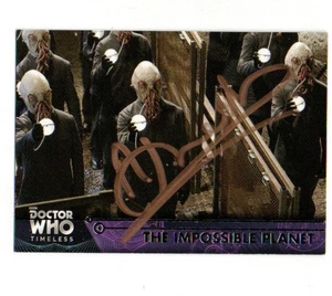 Doctor Who Topps Trading Card Timeless #52 Signed by ADAM SWEET - Picture 1 of 1