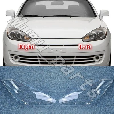 A Pair Headlight Lens Housing + Sealing Tape Fit For Hyundai Tiburon 2007-2008 — 第 1/4 张图片