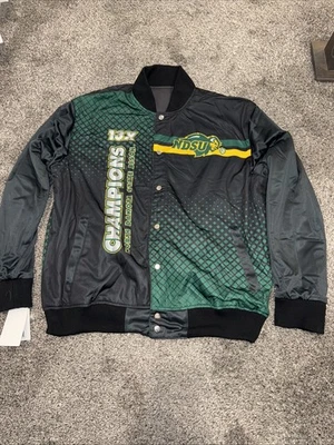 Chaqueta reversible Franchise Club NDSU Bison 13x Champions para hombre XL rara nueva Foto 1 de 4
