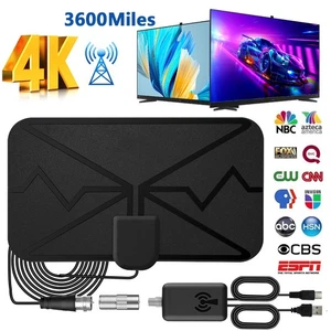 Nuova antenna HDTV gamma 3600 miglia 4k 1080p ripetitore segnale aereo TV digitale interno - Foto 1 di 12