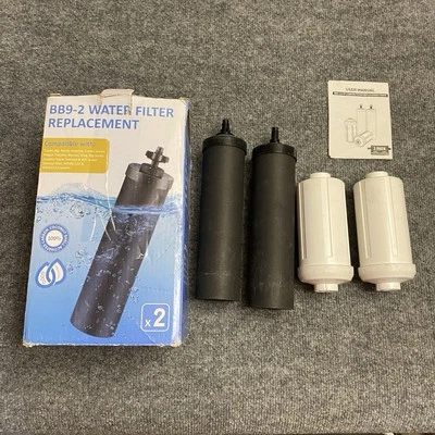 Replacement for Berkey® Black Filters (BB9-2®) & Fluoride Filters (PF-2®) Combo - Image 1 of 4
