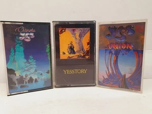 Yes Cassette Tape Lot Yesstory, Union & Classic Yes Bundle VG / EX - Picture 1 of 23
