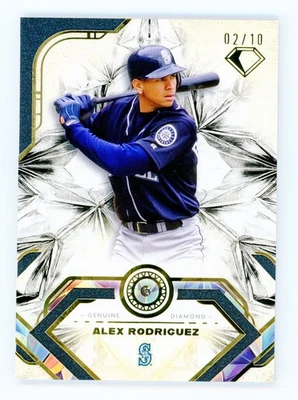 2025 Topps Diamond Icons Alex Rodriguez Genuine Diamond /10 Mariners SSP - Image 1 of 2