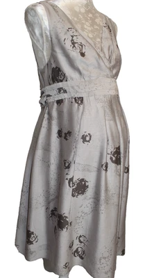 Umstandsmode "Que Sera" SILVIE Kleid Gr. 34, 36, 38, 40 Seide Mischung gefüttert - Bild 1 von 4