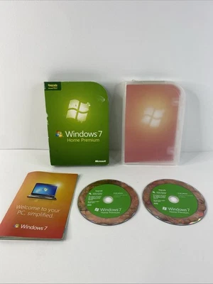 Microsoft Windows 7 Home Premium Upgrade 32 Bit and 64 Bit DVDs - Image 1 of 4