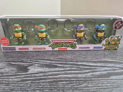 TMNT Jada Toys MetalFigs Die-Cast Keychain 4-Pack Gamestop Exclusive New - Image 1 of 4
