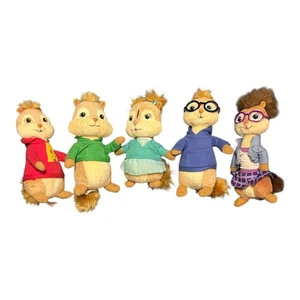 Juego de 5 peluches Alvin y las ardillas - 20 Century Fox And Chipettes - TY - Imagen 1 de 2