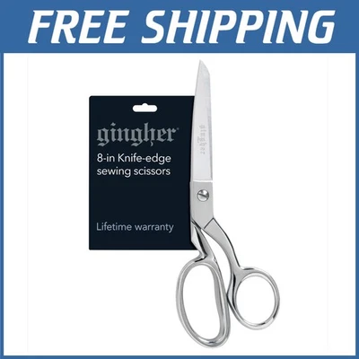 High-Quality Knife-Edge Sewing Shears with Protective Cover - Image 1 of 4