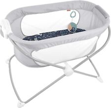 Fisher-Price Baby Crib Soothing View Vibe Bassinet Portable Cradle with Music...