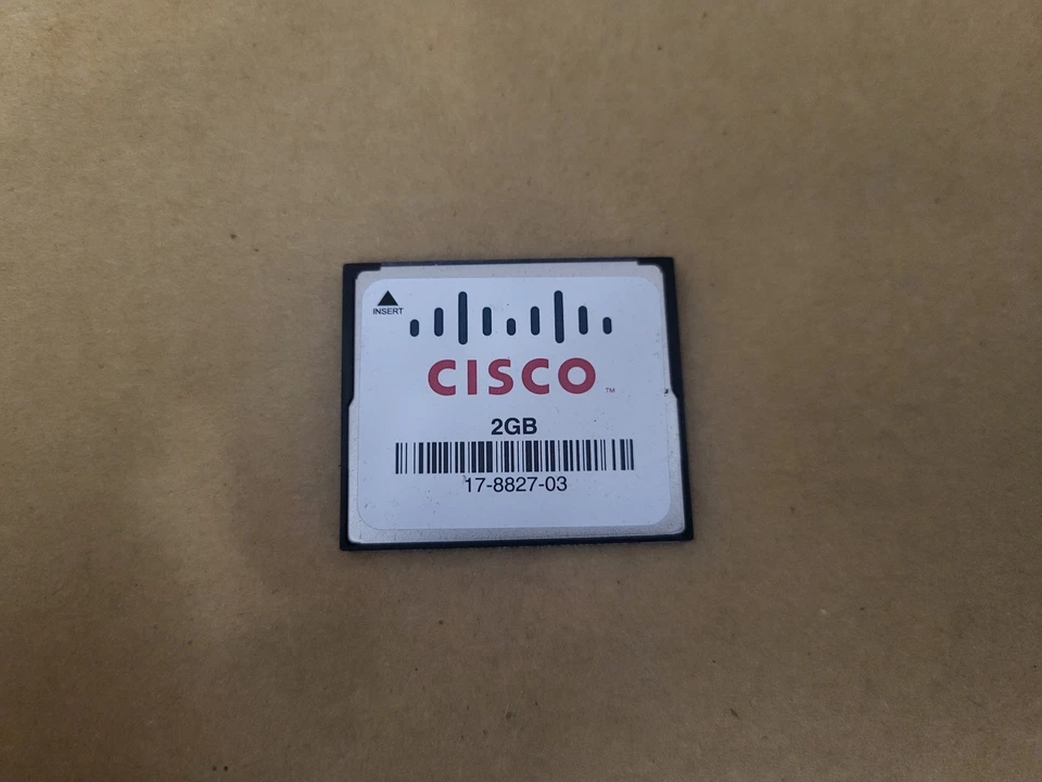CISCO 17-8827-03 2GB CF COMPACT FLASH MEMORY CARD W9-4(8) - Image 1 of 4