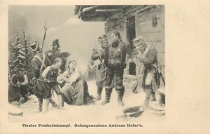 Postal Alemania Andreas Hofer llevó a la ejecución soldados napoleón C. 1906 - Imagen 1 de 2
