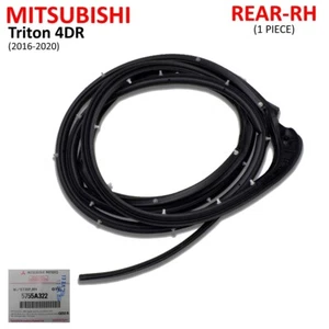 Rear Rh Door Rubber Seal Weatherstrip Fits Mitsubishi L200 Triton 4Dr 2016 2020 - Picture 1 of 11