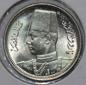 Egypt 1937 1356AH 2 Piastres 490758 combine shipping