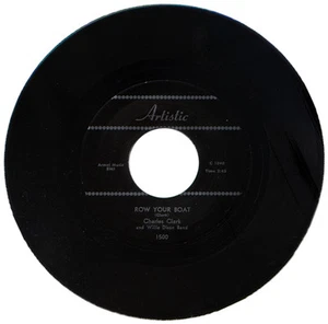 CHARLES CLARK "ROW YOUR BOAT c/w HIDDEN CHARMS" 1958 CLASSIC R&B - Picture 1 of 1