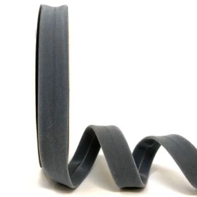 Byetsa Light Gray 30mm Velvet Bias Tape on 10mm Roll NEW NIP  - Image 1 of 3
