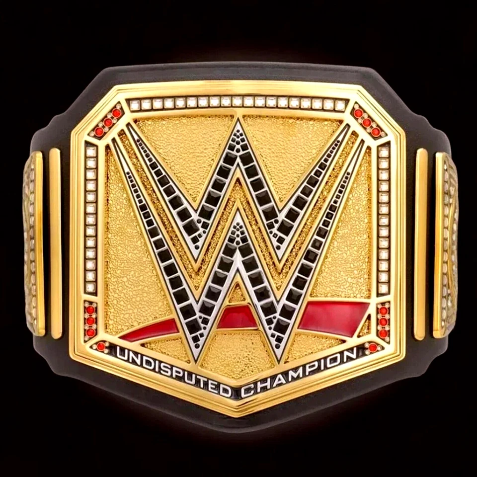 NEW UNDISPUTED WORLD HEAVYWEIGHT CHAMPIONSHIP WRESTLING REPLICA Belt 2MM - Image 1 of 4