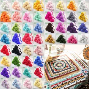 Sale 6Skeinsx50gr DK Baby Cashmere Silk Wool Hand Knitting Scarf Crochet Yarn - Picture 1 of 53