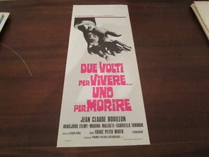 LOCANDINA ORIGINALE DUE VOLTI PER VIVERE UNO PER MORIRE CLAUDE BOUILLON 1975 - Imagen 1 de 2