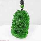 Accessories Hand-Carved Luck Amulet Gifts Jade Dragon Pendant Necklace Jewellery