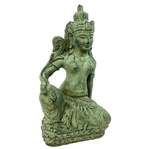 Estatua balinesa Dewi Sri arroz diosa madre fertilidad jardín escultura fundida res - Imagen 1 de 10