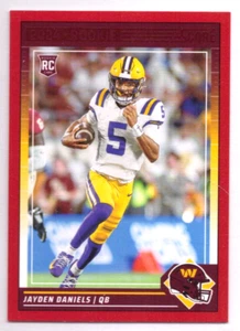 2024 Score - Rookies Jayden Daniels #302 Red (RC) - Picture 1 of 2