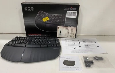 Perixx PERIBOARD-613B Wireless 2.4 & Bluetooth Ergonomic Compact Split Keyboard - Image 1 of 3