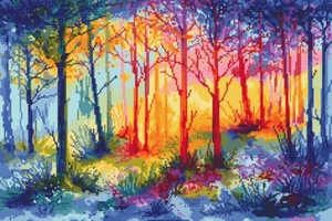 Dreamer Designs Diamond Art Breath Of Dawn 23.6”x 15.7”New - Picture 1 of 2