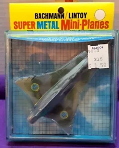 Vtg Bachmann/Lintoy Swedish Saab 35X Draken Mini Plane Super Metal 1:104 Scale - Picture 1 of 20