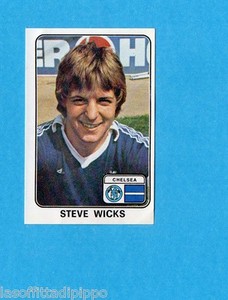 INGHILTERRA-FOOTBALL 79-PANINI-Figurina n.99- STEVE WICKS -CHELSEA-Rec