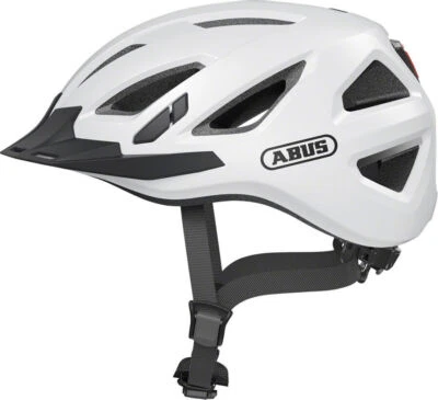 Casco ABUS Urban-I 3.0 con luz trasera LED Elige talla S-XL y color blanco o gris Foto 1 de 4
