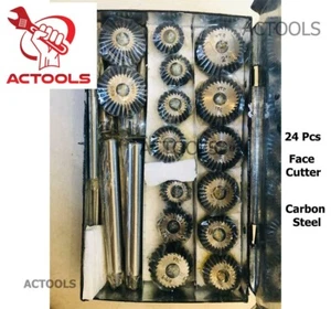 Valve Seat And Carbon Steel Face Cutter Set of 21 Pcs With Metal Box UK ACTOOLS - Picture 1 of 20