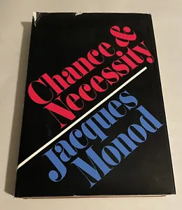 Chance & Necessity Jacques Monod Copyright 1971 Science Biology Genes Hardcover - Picture 1 of 11