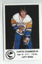 1983-84 Saskatoon Blades (WHL) Curtis Chamberlin