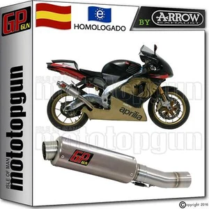 TUBO DE ESCPAE GP GUN by ARROW ACERO APRILIA RSV 1000 2001 01 2002 02 2003 03 - Imagen 1 de 3