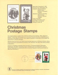 #7215 8c Weihnachtsmarken 1972 #1471-1472 Andenkenseite - Bild 1 von 1
