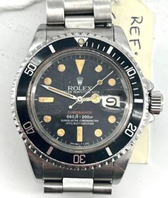 Rolex Watch Single Red Submariner Watch 1680 Circa 1971 Box, Wallet & Papers - Image 1 of 4